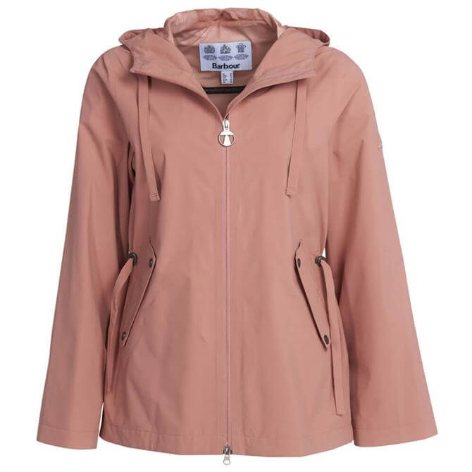 Barbour Budle Soft Coral Waterproof Jacket